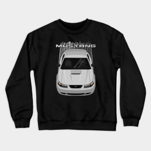 Mustang GT 1999 to 2004 SN95 New Edge - Silver Crewneck Sweatshirt